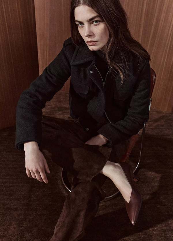 Vince Italian Wool Cropped Jacket