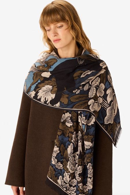ジャケット・アウター cecilie telle high neck poncho Cecilie Telle High Neck Lambswool Poncho - Cocoa | Garmentory