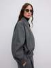 House of Dagmar Wool Felt Blouson Jacket - Thumbnail 3