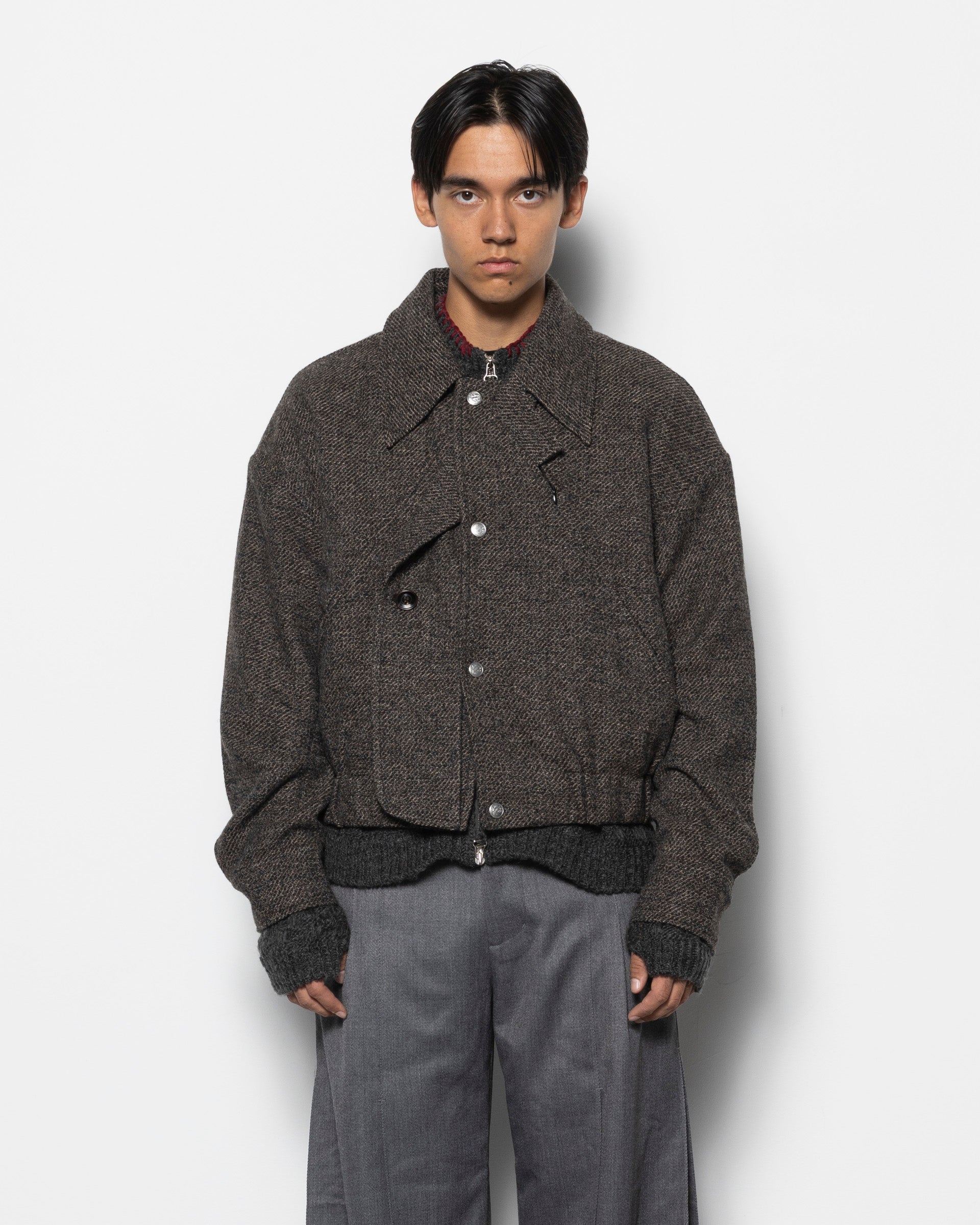 Nullus Deconstructed Detachable Lapel Jacket | Garmentory