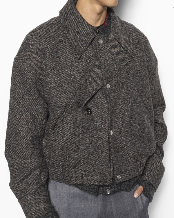 Nullus Deconstructed Detachable Lapel Jacket | Garmentory