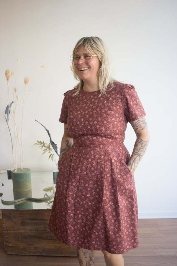 Birds of North America Buttonquail Dress - Parlour