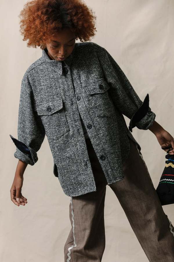 Carleen Wool Shirt Jacket