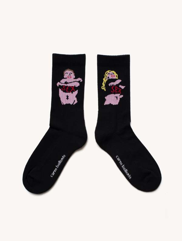 Carne Bollente Sock Strip Tease Socks