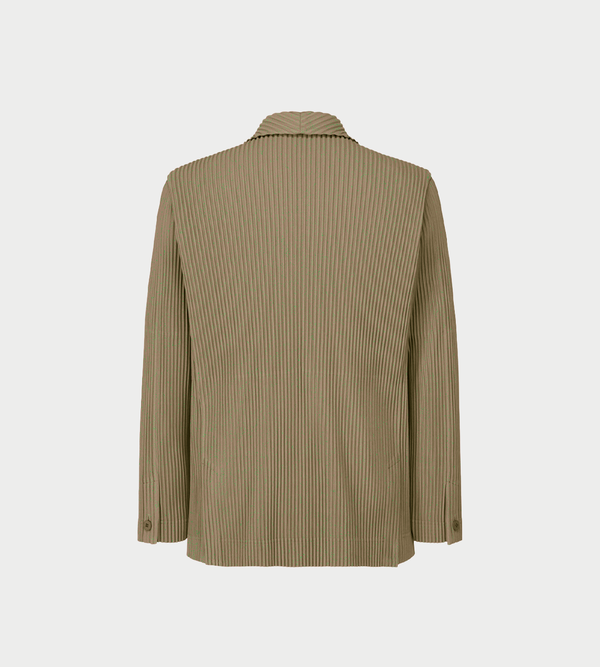Issey Miyake Double-breasted Pleated Jacket | Garmentory