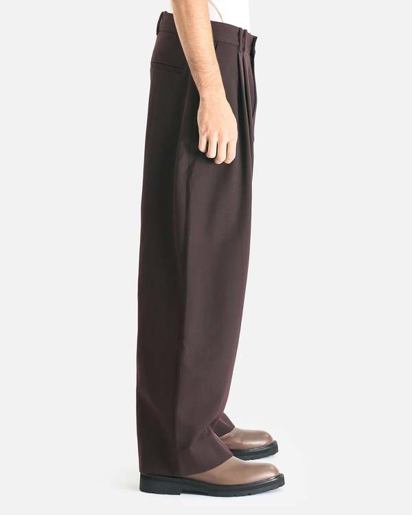 Studio Nicholson Double Pleat Volume Pant | Garmentory