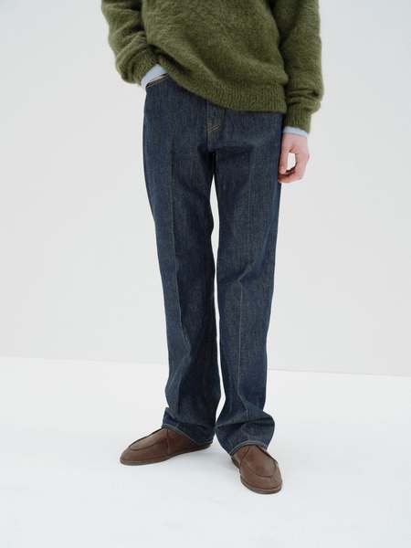 【Auralee】HARD TWIST DENIM 5P PANTS Hard Twisted Denim 5P Pants