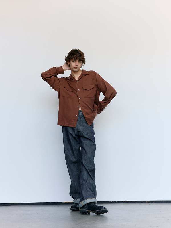 Taiga Takahashi Lot.101 Open Collar Shirt | Garmentory