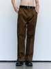 Taiga Takahashi LOT.201 Cotton Melange Brown Work Trousers - Thumbnail 1