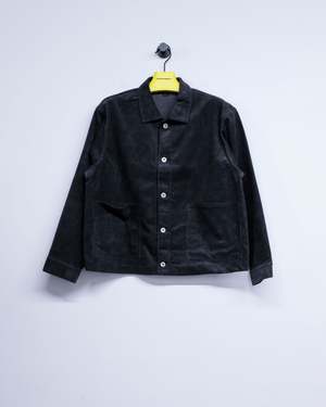 Taiga Takahashi LOT.303 Melange Charcoal Cotton Coverall Jacket