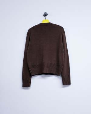 Taiga Takahashi Lot.506 Brown Silk DB Cardigan | Garmentory