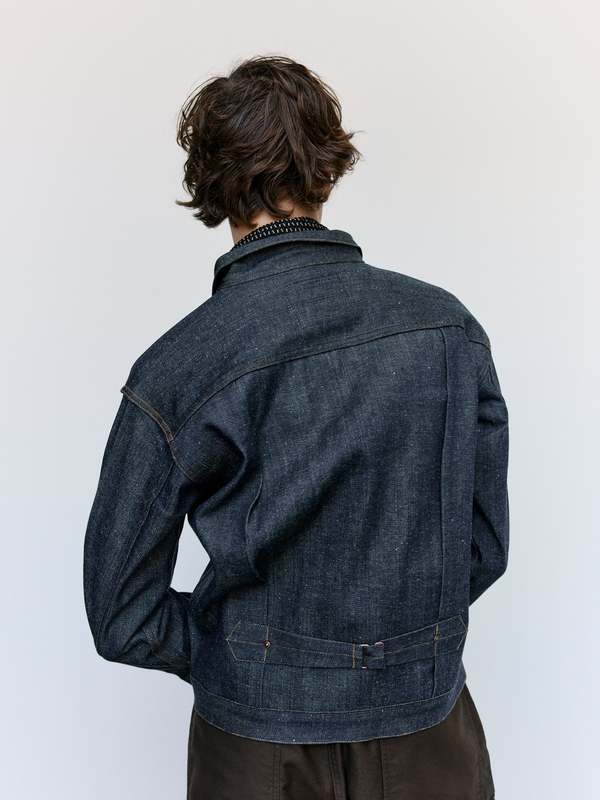 ジャケット・アウター Denim Jacket Lot.701 Raw Indigo Taiga Takahashi Lot 701 Blanket Lining Denim Overall Jacket Raw