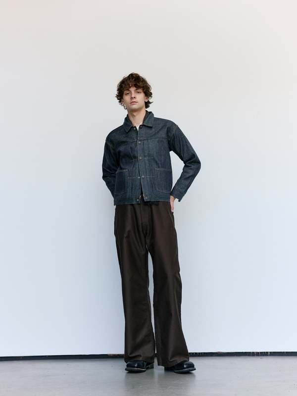 Taiga Takahashi LOT.701 Raw Indigo Cotton Denim Jacket | Garmentory