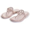 Tory Burch Miller Knotted Crystal Suede Sandals - Rose Pink - Thumbnail 1