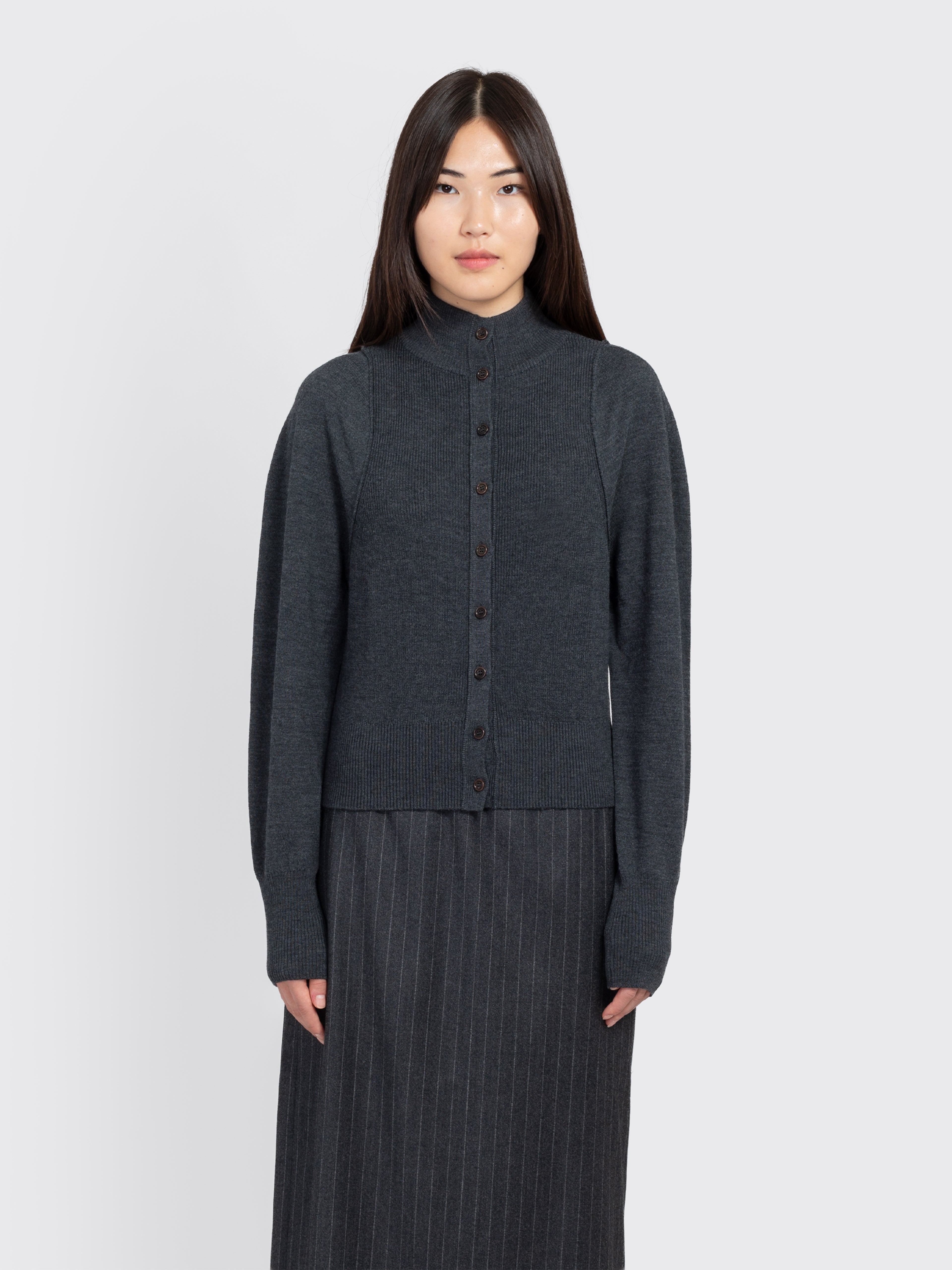 Blocking-Button-Up-Cardigan-