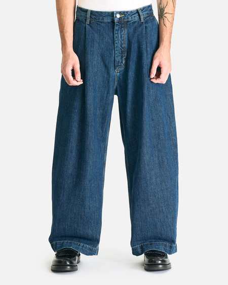 ★ANGLAN-Stone Vintage Denim Balloon Pant Anglan STONE VINTAGE DENIM BALLOON PANT - LIGHT BLUE - The