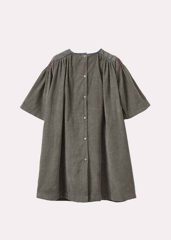 KIDS Caramel Mars Hand-Smocked Dress