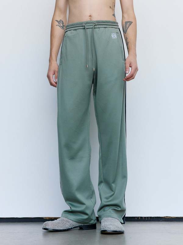 LOEWE Khaki Green Technical Jersey Tracksuit Trousers
