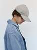 LOEWE Shell Grey Canvas Patch Cap - Thumbnail 1