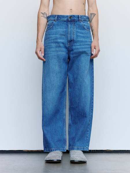 LOEWE Bootleg Jeans - Washed Denim | Garmentory