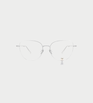 YVMIN Flocked Bear Decorative Gemstone Pendant Glasses | Garmentory