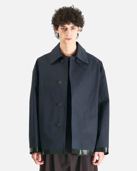 Studio Nicholson 2 Pocket Field Jacket - Navy | Garmentory
