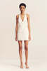Shona Joy Calcite Tailored Wrap Mini Dress - Ivory - Thumbnail 2