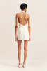 Shona Joy Calcite Tailored Wrap Mini Dress - Ivory - Thumbnail 6