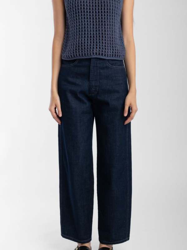 Micaela Greg Dark Indigo Panel Jean Micaela Greg Dark Indigo Panel Jean