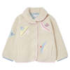KIDS STELLA MCCARTNEY Teddy Embroidered Birds Jacket - Beige - Thumbnail 1