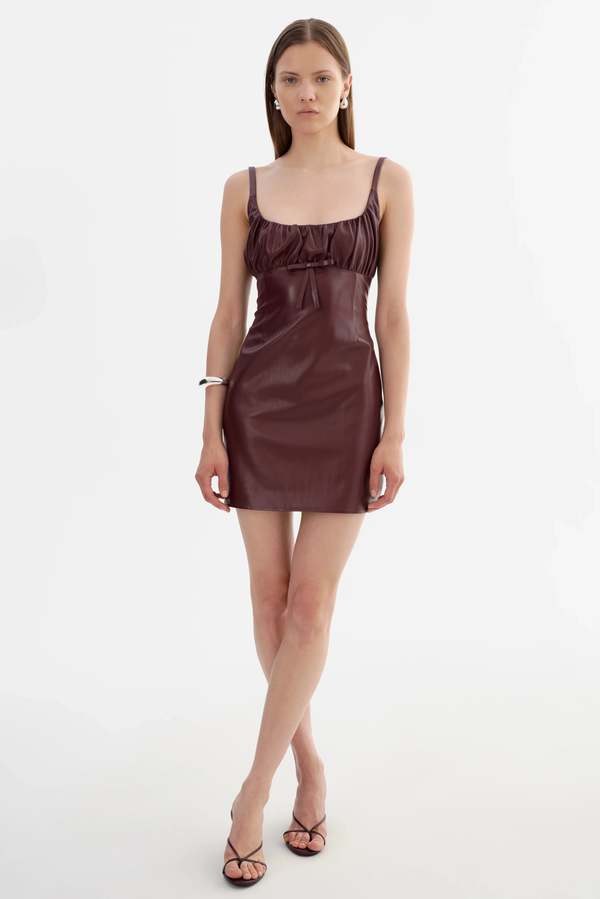 lamarque leather dress MALIKA sale-sep26