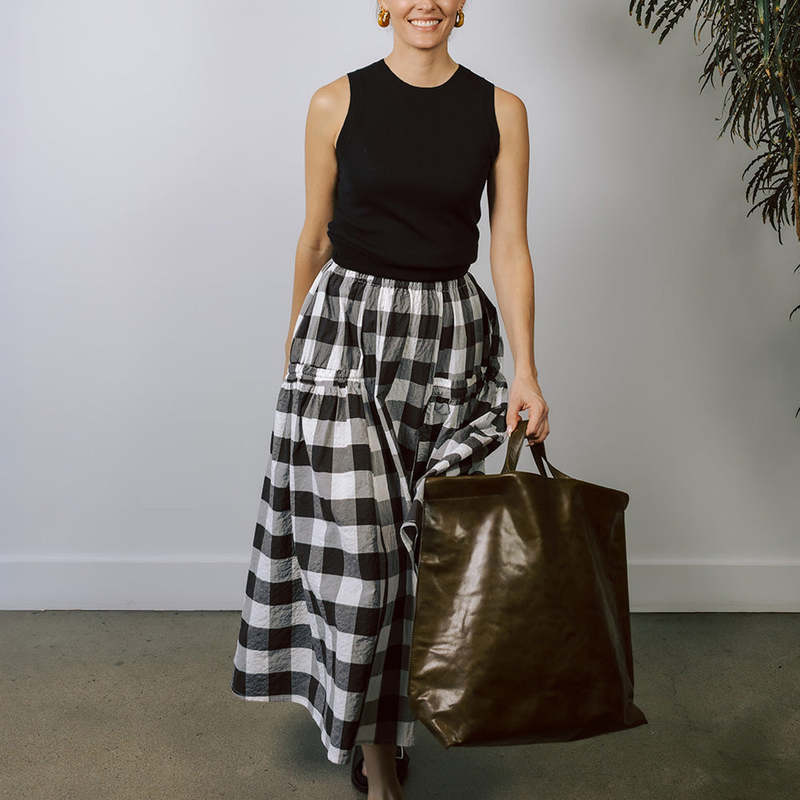 BEA MOMBAERS Shopper L Shopper Bag - Olive | Garmentory