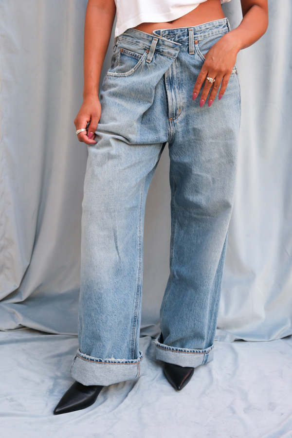 AGOLDE Vana Petite Fold Jean - Mantra | Garmentory