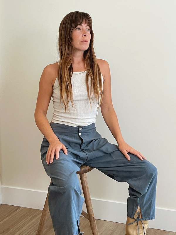 Antique Indigo Dyed Bloomers