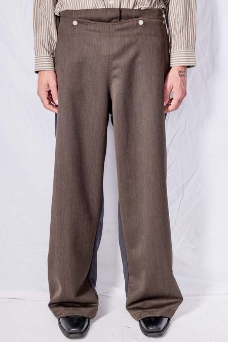 SERAPIS Wool Rudder Pant - Black | Garmentory
