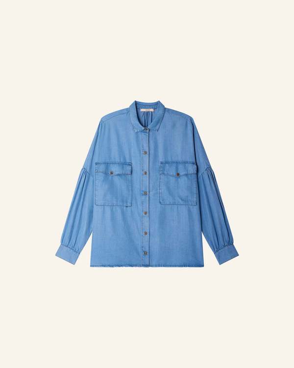 Sessun Botania Wide Shirt - Provencia Blue Sessun Botania Wide Shirt - Provencia Blue