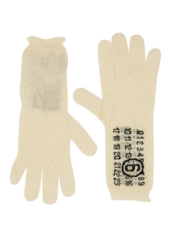 MM6 Maison Margiela Gloves - White