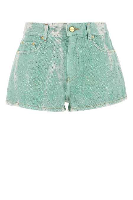 GANNI Butterfly Shorts - Denim | Garmentory