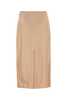 Ami Alexandre Mattiussi Skin Pink Stretch Satin Skirt - Poudre - Thumbnail 2