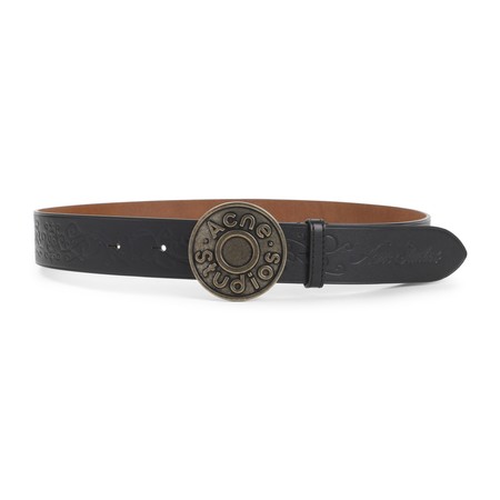 小物 Acne Studious Black Baroque Buckle Belt Acne Studios Black Baroque Buckle Belt Acne Studios