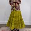 Leur Logette French Rose Chiffon Print Skirt - Yellow - Thumbnail 2