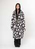 Kidill Strawberry Quilted Oversized Coat - White - Thumbnail 1