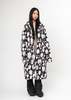 Kidill Strawberry Quilted Oversized Coat - White - Thumbnail 6