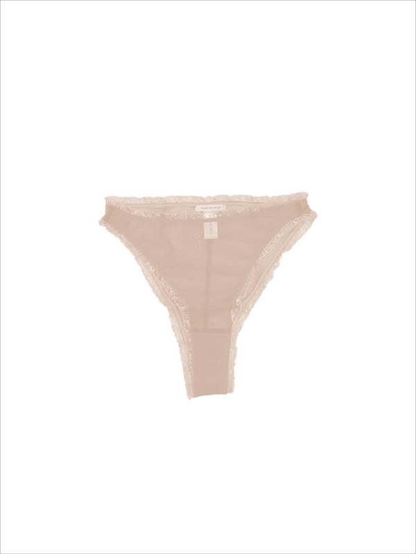 Simone Wild Mesh Frill Slip