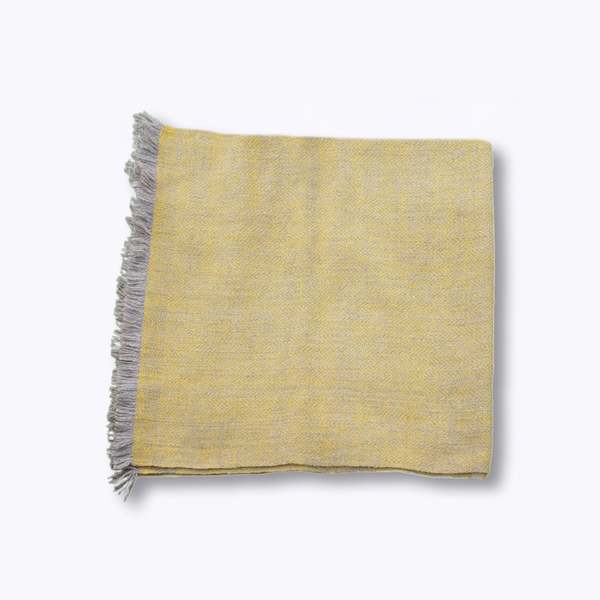 World of Crow Herringbone Khaki Muffler
