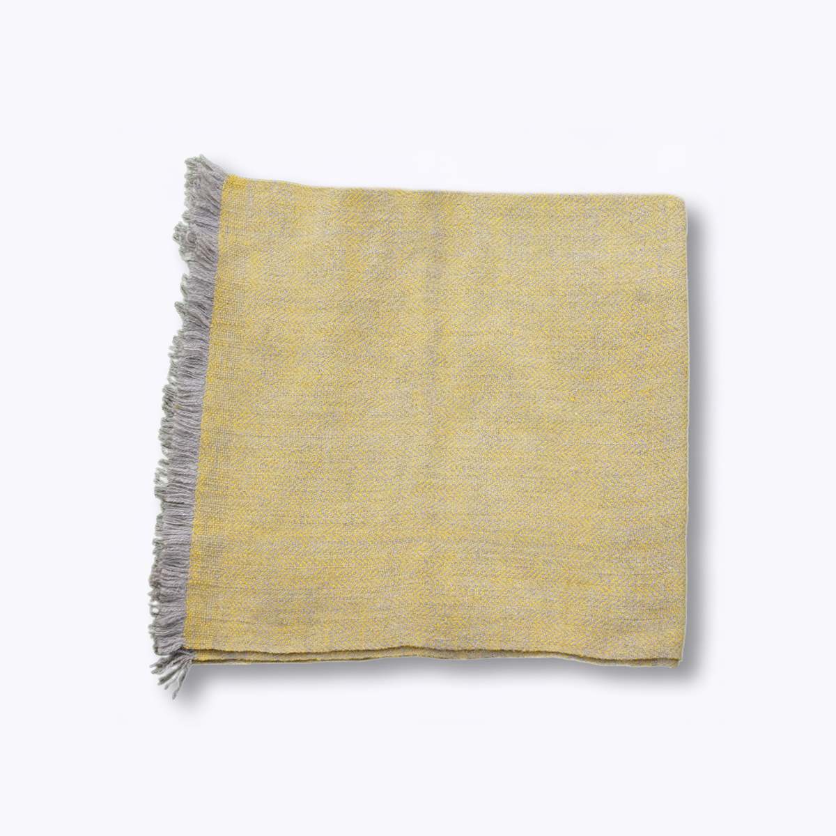 World of Crow Herringbone Khaki Muffler - Image 1 of 5