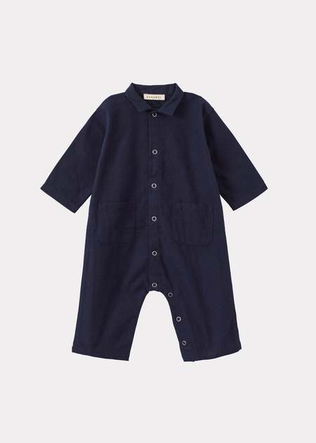 kids Soor Ploom Charlie Overall - Black Denim | Garmentory