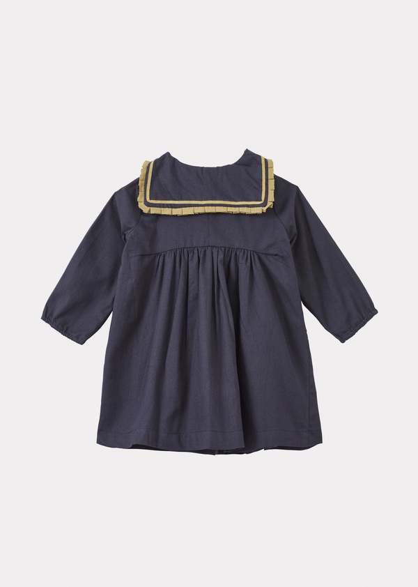 Kids Caramel Laila Baby Dress Dark Navy
