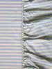Mosey Me Butter Blue Seersucker Fitted Sheet - Thumbnail 1
