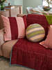 Mosey Me Carnival Stripe Round Cushion - Thumbnail 4